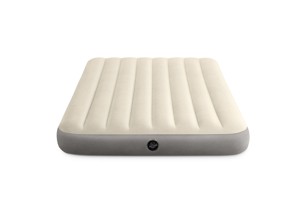 Cream inflatable bed Queen size