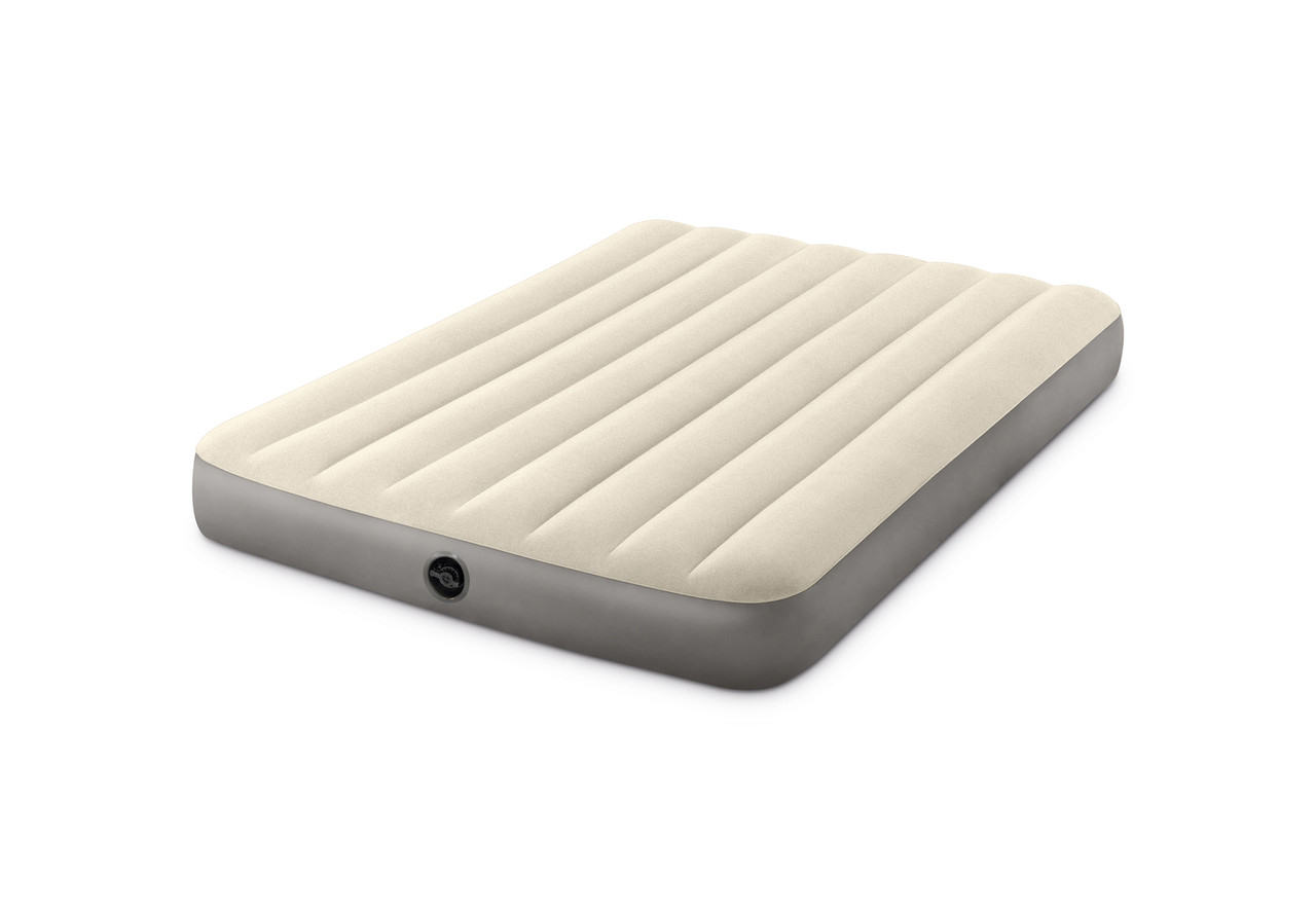 Cream inflatable bed Queen size - Image 2