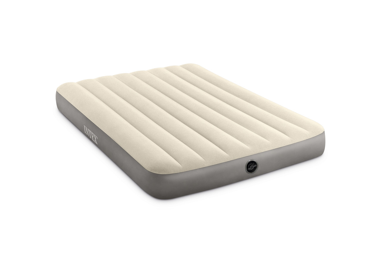 Cream inflatable bed Queen size - Image 3