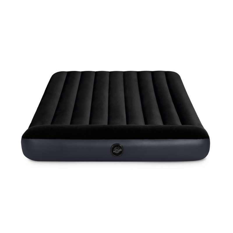 Black pillow rest inflatable bed