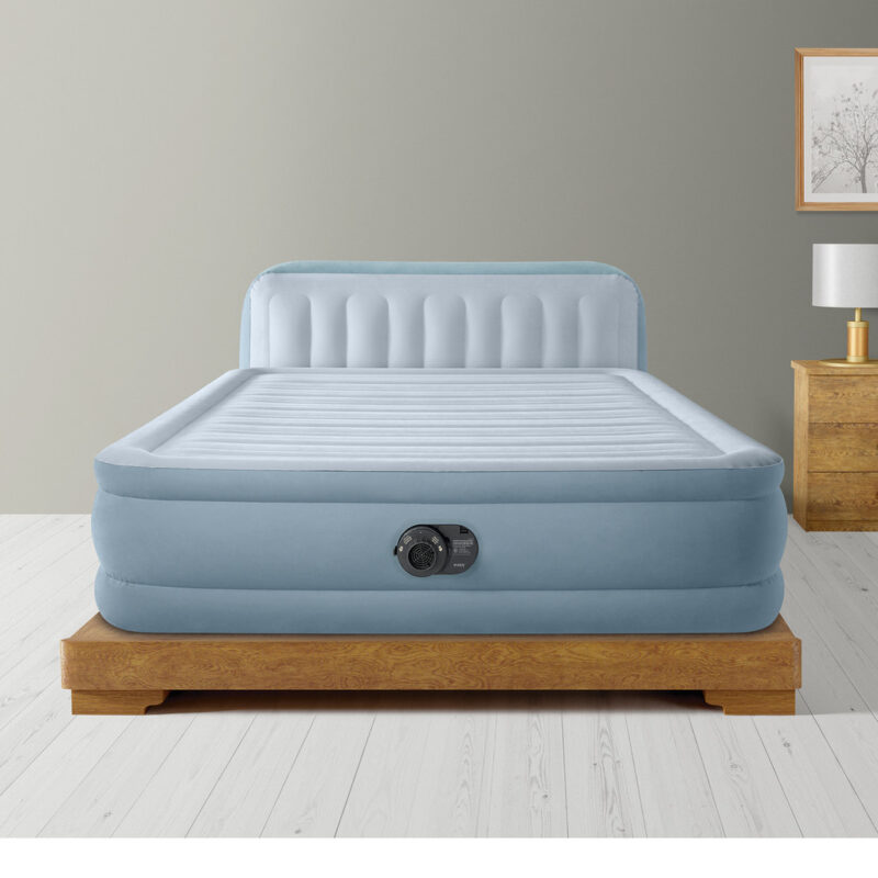 Luxury Ultraplush headboard bed Queen size