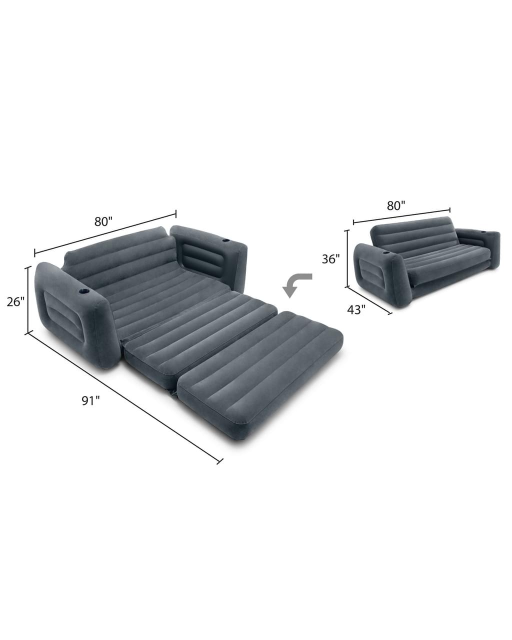 Inflatable pull out sofa - Image 3