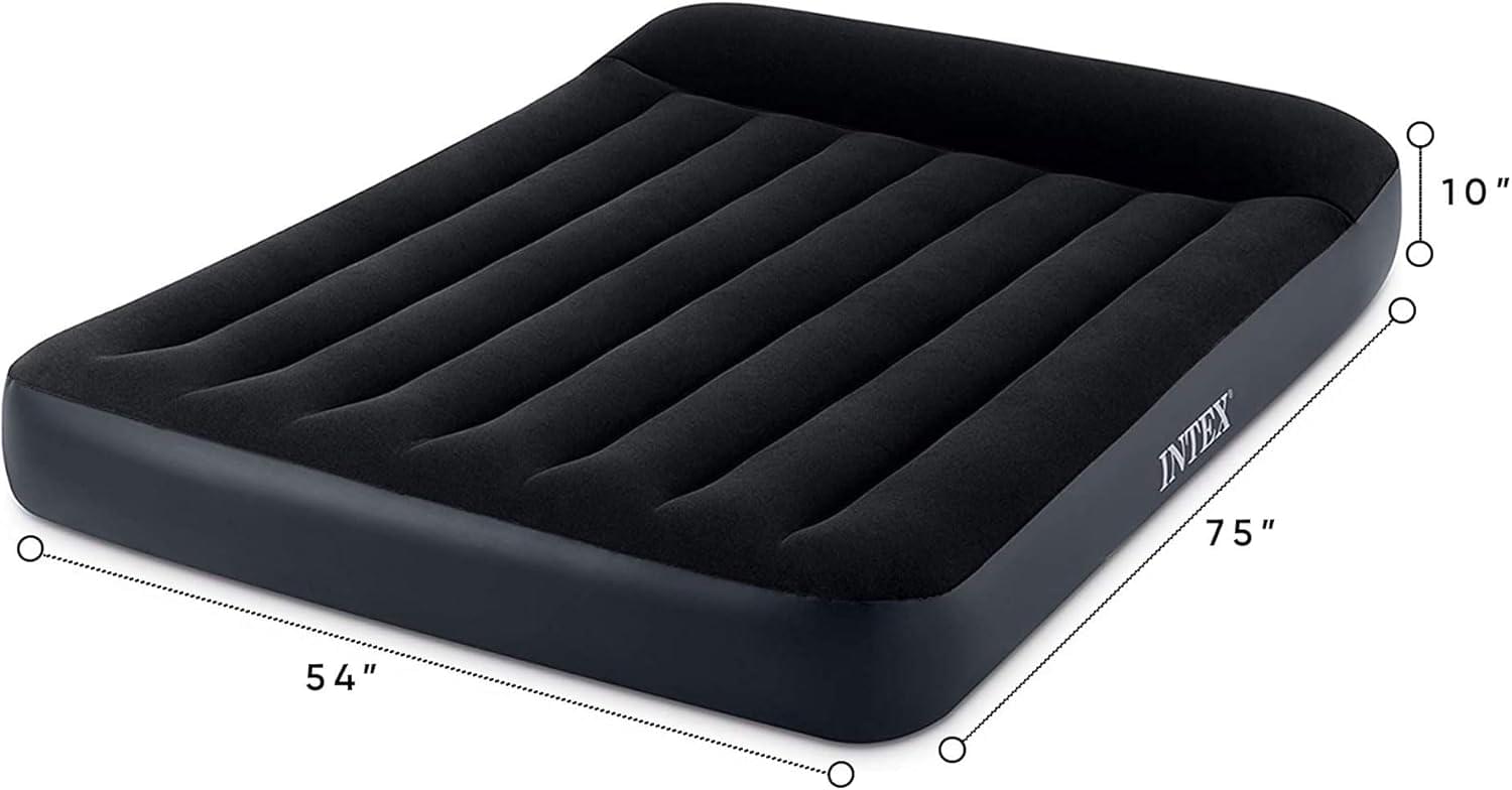 Black pillow rest inflatable bed - Image 3